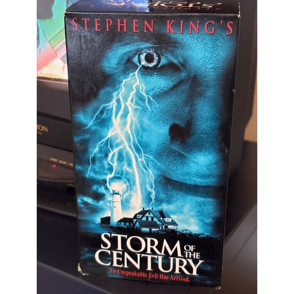 Stephen Kings Storm of the Century Double VHS part 1&2 1999 horror tv